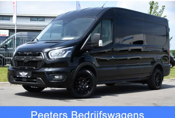 350 2.0 TDCI L3H2 Limited Black Edition Camera, Cruise, Carplay, 185pk, Xenon, Automaat, Trekhaak, Multimedia, Sensoren, Uniek!