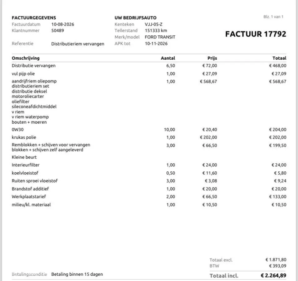 350 2.0 TDCI L3H2 185PK Automaat Limited Euro6