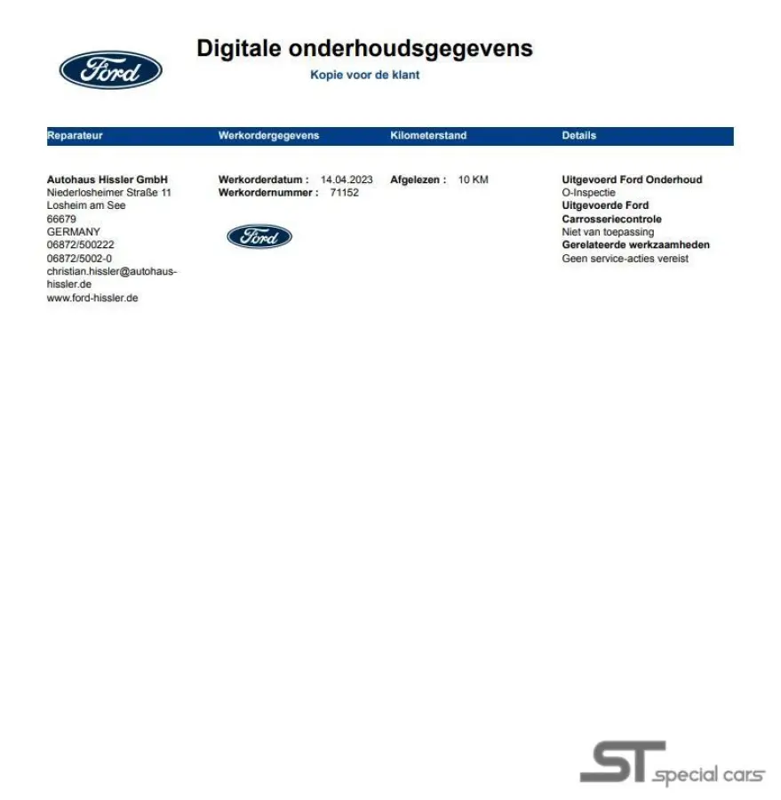 1.5 Ecoboost ST-X|Winter pack|1ste eigenaar