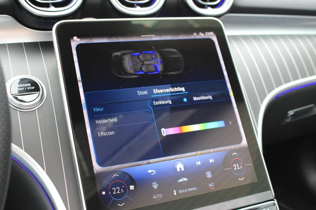 200 AMG Cabrio Burmester | Distronic | Memory | Airscarf | Carplay | Camera | Keyless | Opalietwit Metallic | Dealer Onderhouden