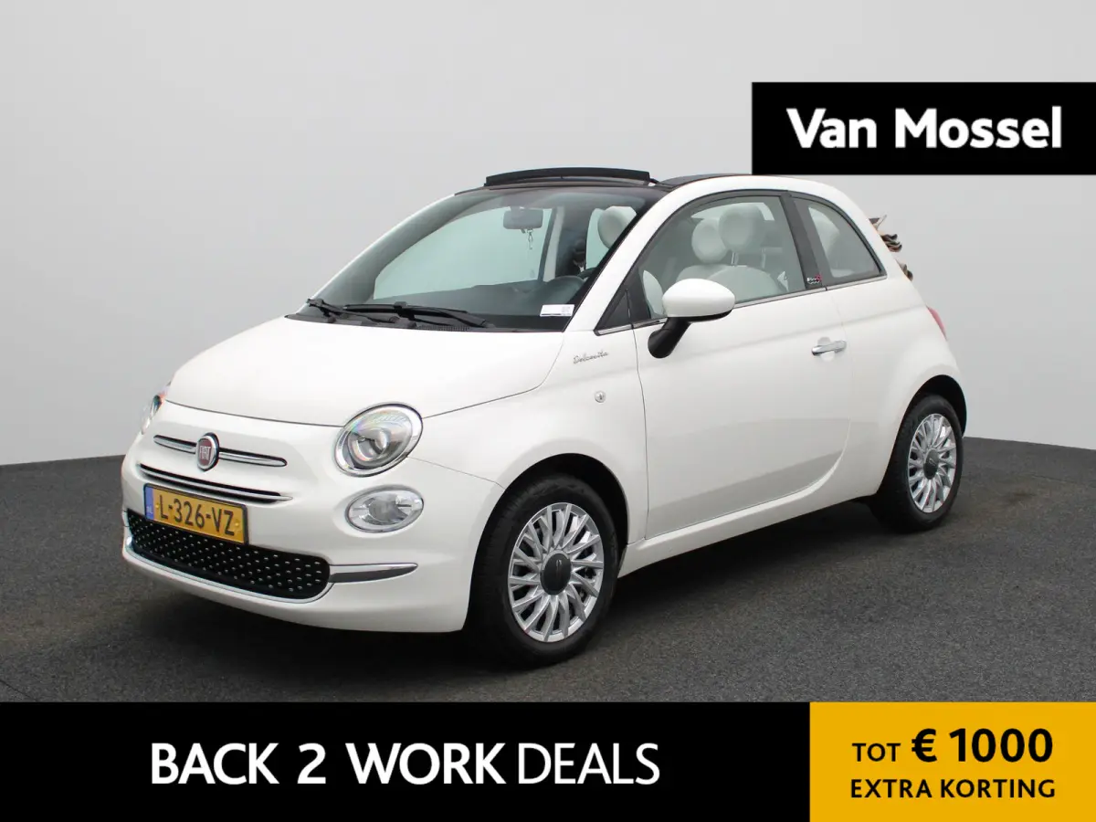 1.0 Hybrid Dolcevita | Cabrio | Parkeer sensoren | LMV | DAB | Bluetooth | Airco | Cruise control