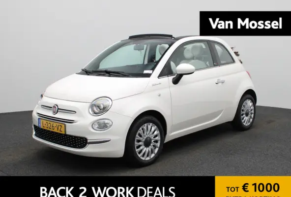 1.0 Hybrid Dolcevita | Cabrio | Parkeer sensoren | LMV | DAB | Bluetooth | Airco | Cruise control
