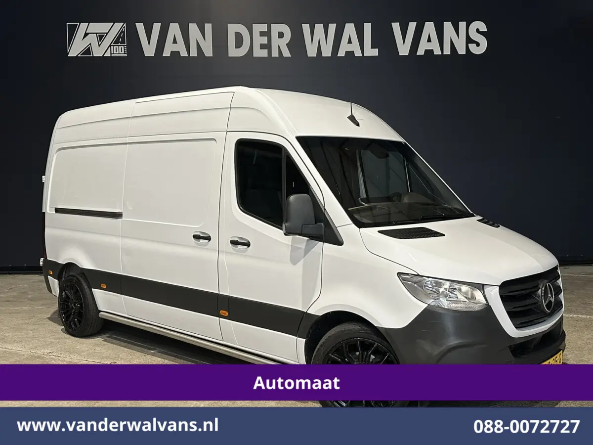 314 CDI 143pk 9G-Tronic Automaat L2H2 Euro6 Airco | Camera | Navigatie | Apple Carplay | LM Velgen Android Auto, Cruisecontrol, Bijrijdersbank