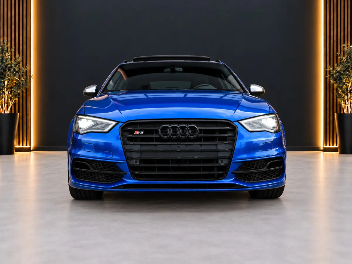 2.0 TFSI S3 Quattro Sepang Blue | RS Seats | Pano | B&O"| Nappa Leder | Armytrix | Rotor 19'' | Camera | Cruise | Led | Stoelverwarming | Navi | Armytrix | Afgevlakt Stuur | F1 Flippers | Li