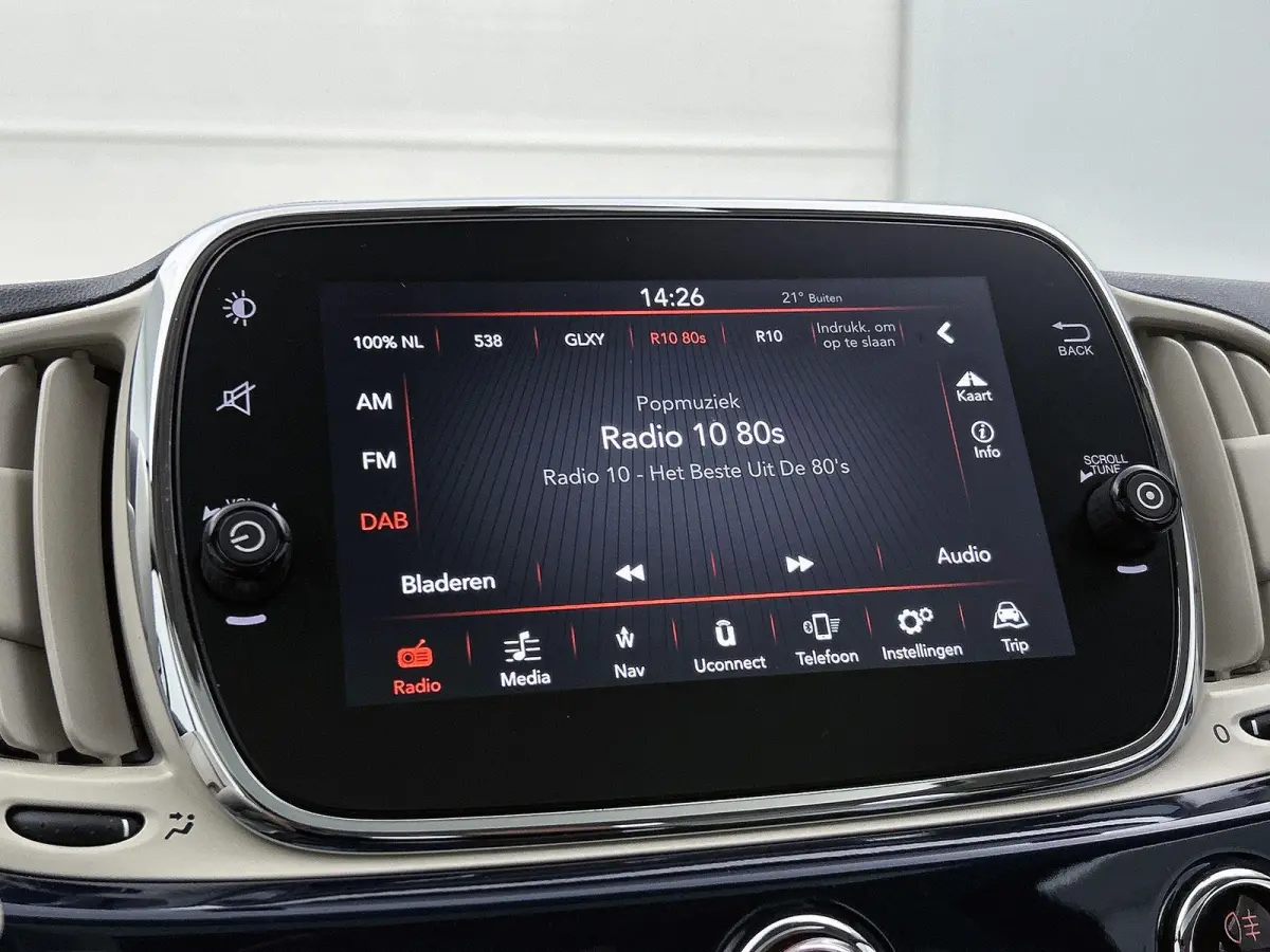 0.9 TwinAir Turbo Lounge | Automaat | Elektrisch Schuif-Kanteldak | Navigatie | Lichtmetalen velgen
