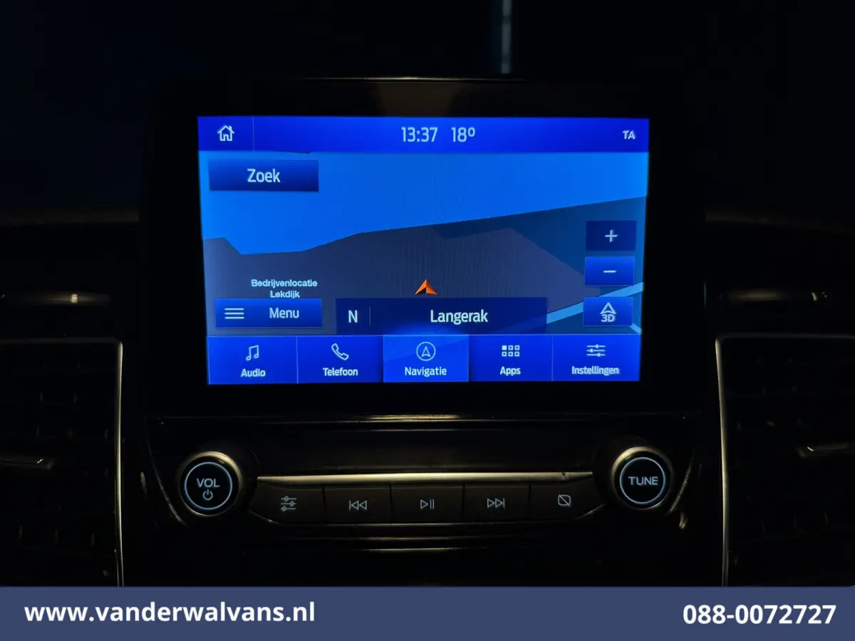 2.0 TDCI 130pk L2H1 Euro6 Airco | Navigatie | 2800kg Trekhaak | LED | Apple Carplay Cruisecontrol, Stoelverwarming, verwarmde Voorruit, LM Velgen, Parkeersensoren, Bijrijdersbank