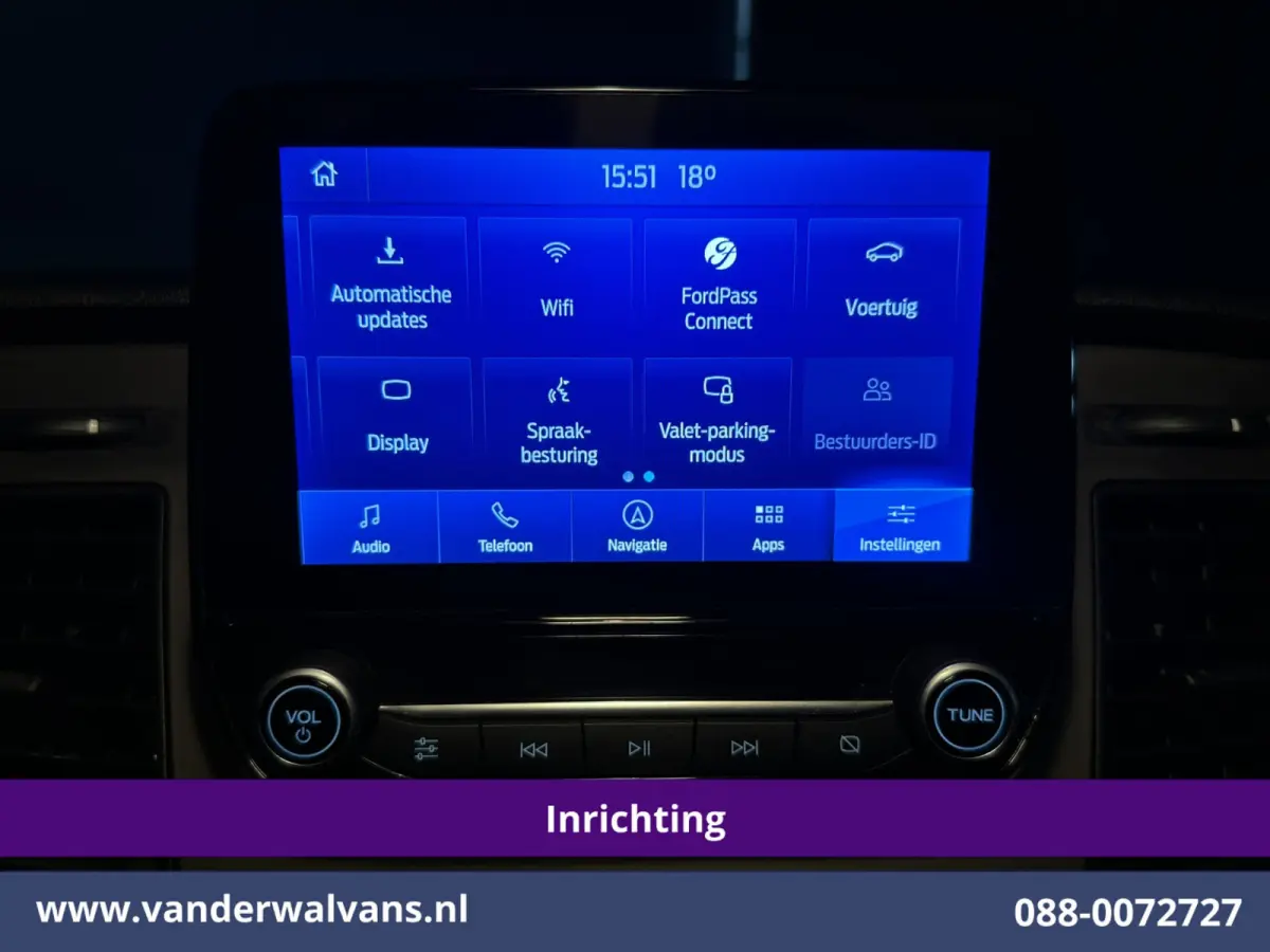 2.0 TDCI L2H1 Inrichting Euro6 Airco | Camera | Navigatie | Cruisecontrol | LED | Stoelverwarming | Parkeersensoren Bijrijdersbank, Verwarmde voorruit