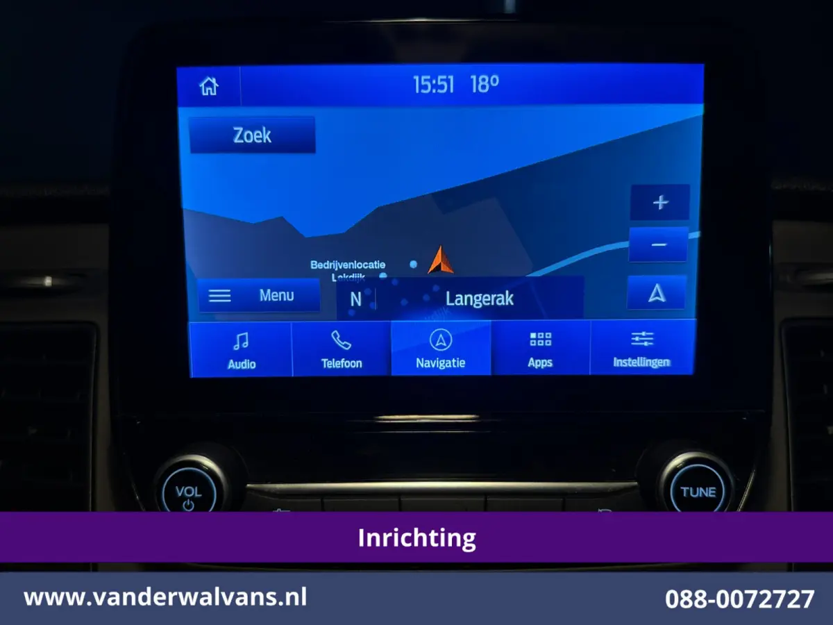 2.0 TDCI L2H1 Inrichting Euro6 Airco | Camera | Navigatie | Cruisecontrol | LED | Stoelverwarming | Parkeersensoren Bijrijdersbank, Verwarmde voorruit