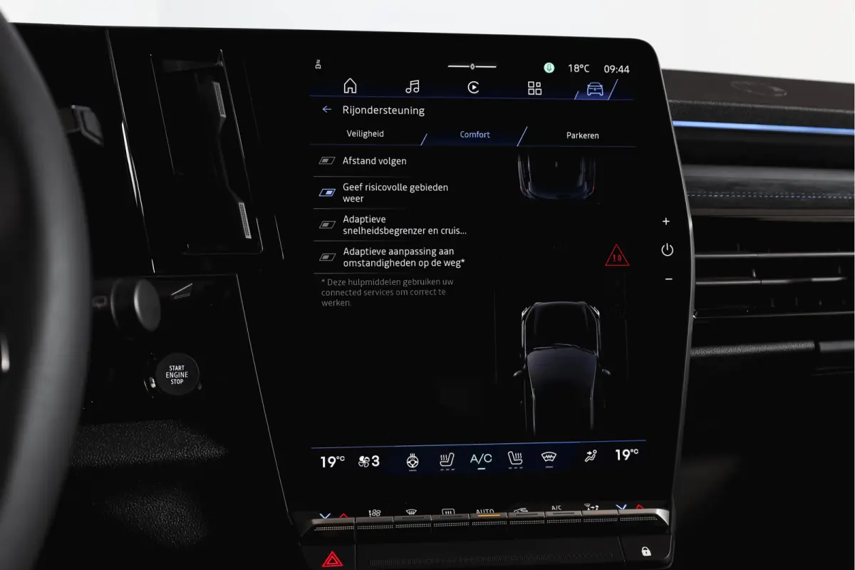 1.2 E-Tech full hybrid 200 esprit Alpine | 360 Camera | Elek. Stoelen | Winterpack | Dig. Cockpit | Adapt. Cruise | PDC | NAV+App. Connect | ECC | LM 20" | 9800