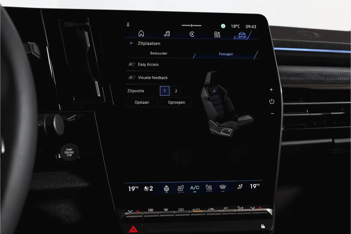 1.2 E-Tech full hybrid 200 esprit Alpine | 360 Camera | Elek. Stoelen | Winterpack | Dig. Cockpit | Adapt. Cruise | PDC | NAV+App. Connect | ECC | LM 20" | 9800