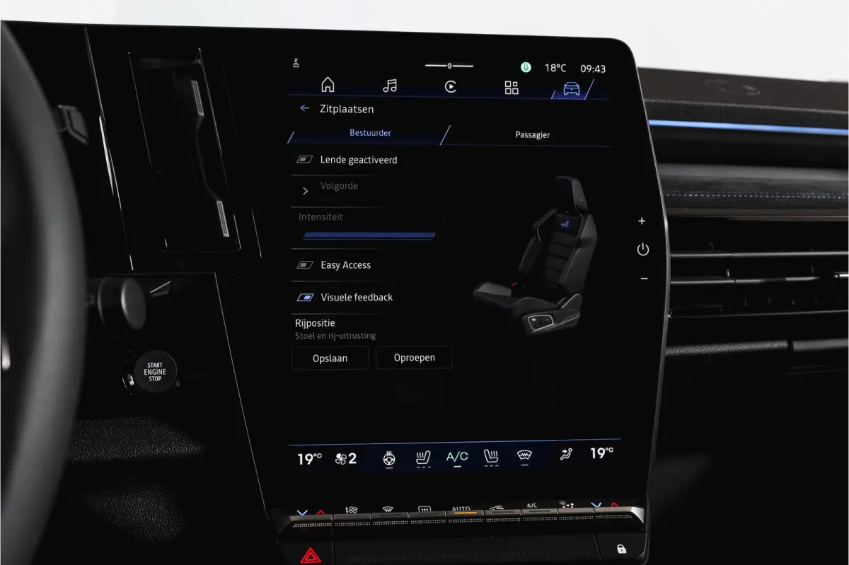 1.2 E-Tech full hybrid 200 esprit Alpine | 360 Camera | Elek. Stoelen | Winterpack | Dig. Cockpit | Adapt. Cruise | PDC | NAV+App. Connect | ECC | LM 20" | 9800