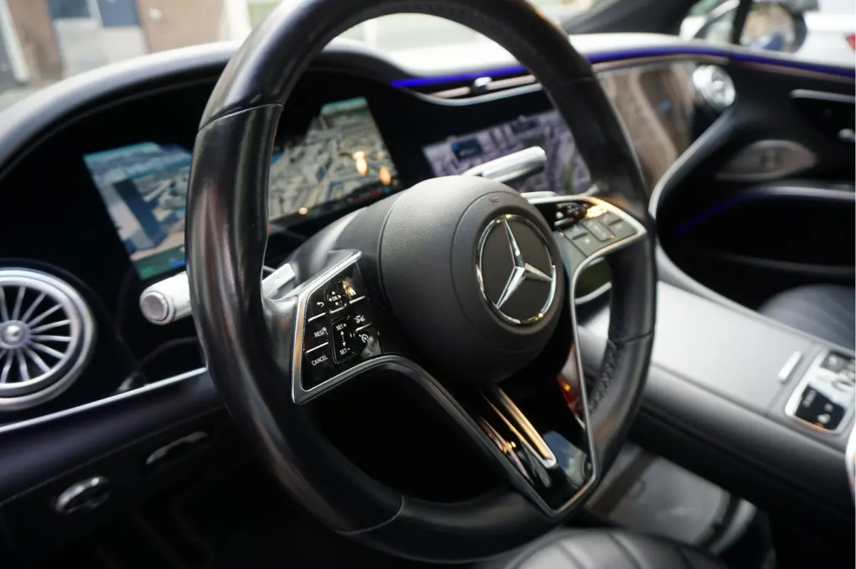 450+ Edition 108 kWh AMG Airmatic | SOH 97.7 | Hyperscreen | Achterasbesturing | Panoramadak | Burmester | Head Up Display