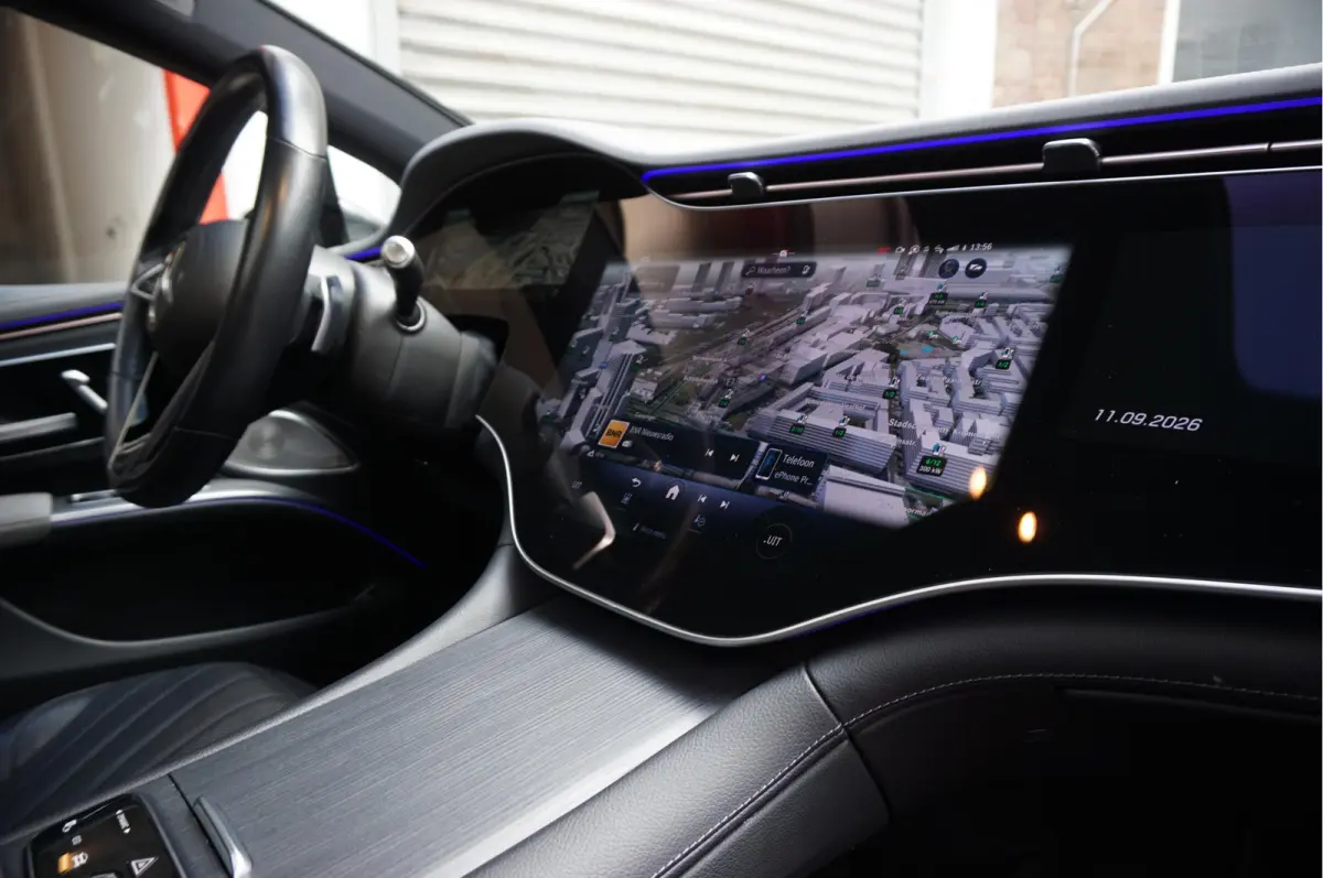 450+ Edition 108 kWh AMG Airmatic | SOH 97.7 | Hyperscreen | Achterasbesturing | Panoramadak | Burmester | Head Up Display