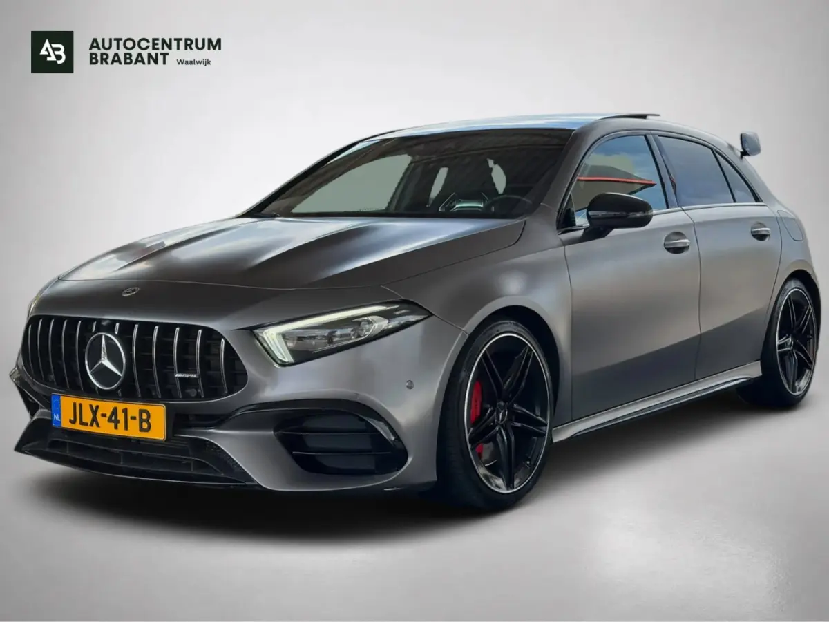 AMG 45 S 4MATIC+ (Panorama, Schaalstoelen, Performance Pack, Aero Pack, SfeerV, Burmester, Camera, StoelV)