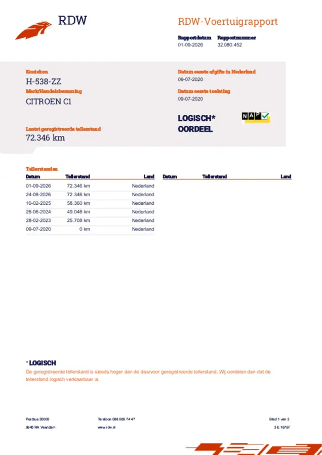 1.0 VTi Feel | AIRCO | Bluetooth | 72PK | 1ste eigenaar |