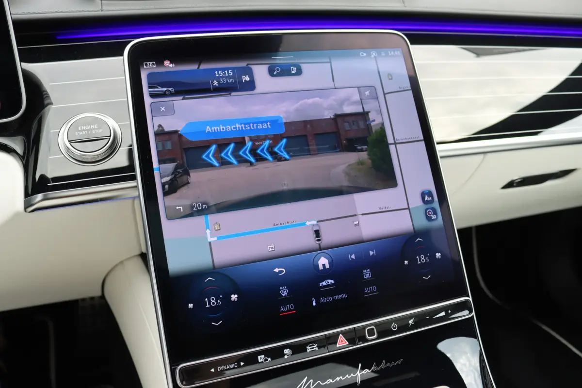 580 e 4MATIC Lang AMG Line | Manufaktur | Airmatic | Chauffeurspakket | Achterasbesturing | Augmented HUD | Distronic+ | Burmester | Exclusief Nappa Leder | 3D-Display | Vlakkenverwarming | 