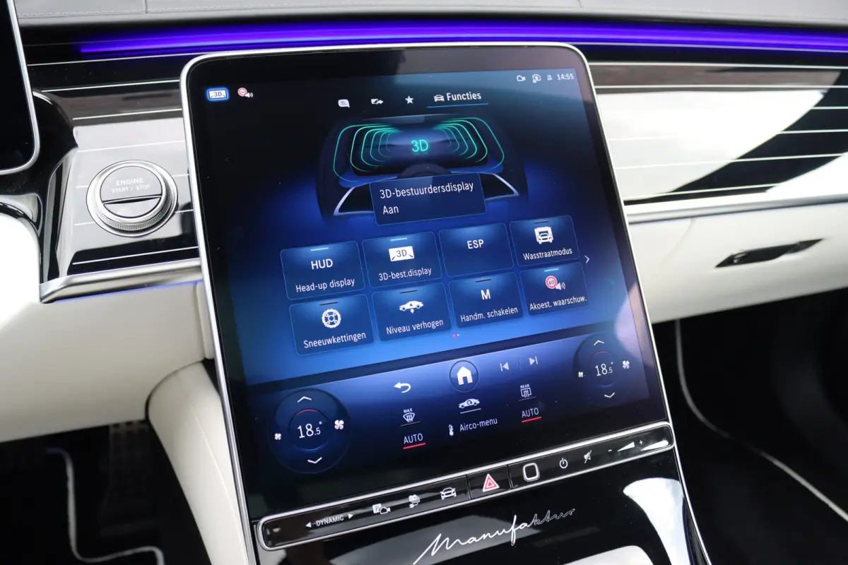 580 e 4MATIC Lang AMG Line | Manufaktur | Airmatic | Chauffeurspakket | Achterasbesturing | Augmented HUD | Distronic+ | Burmester | Exclusief Nappa Leder | 3D-Display | Vlakkenverwarming | 