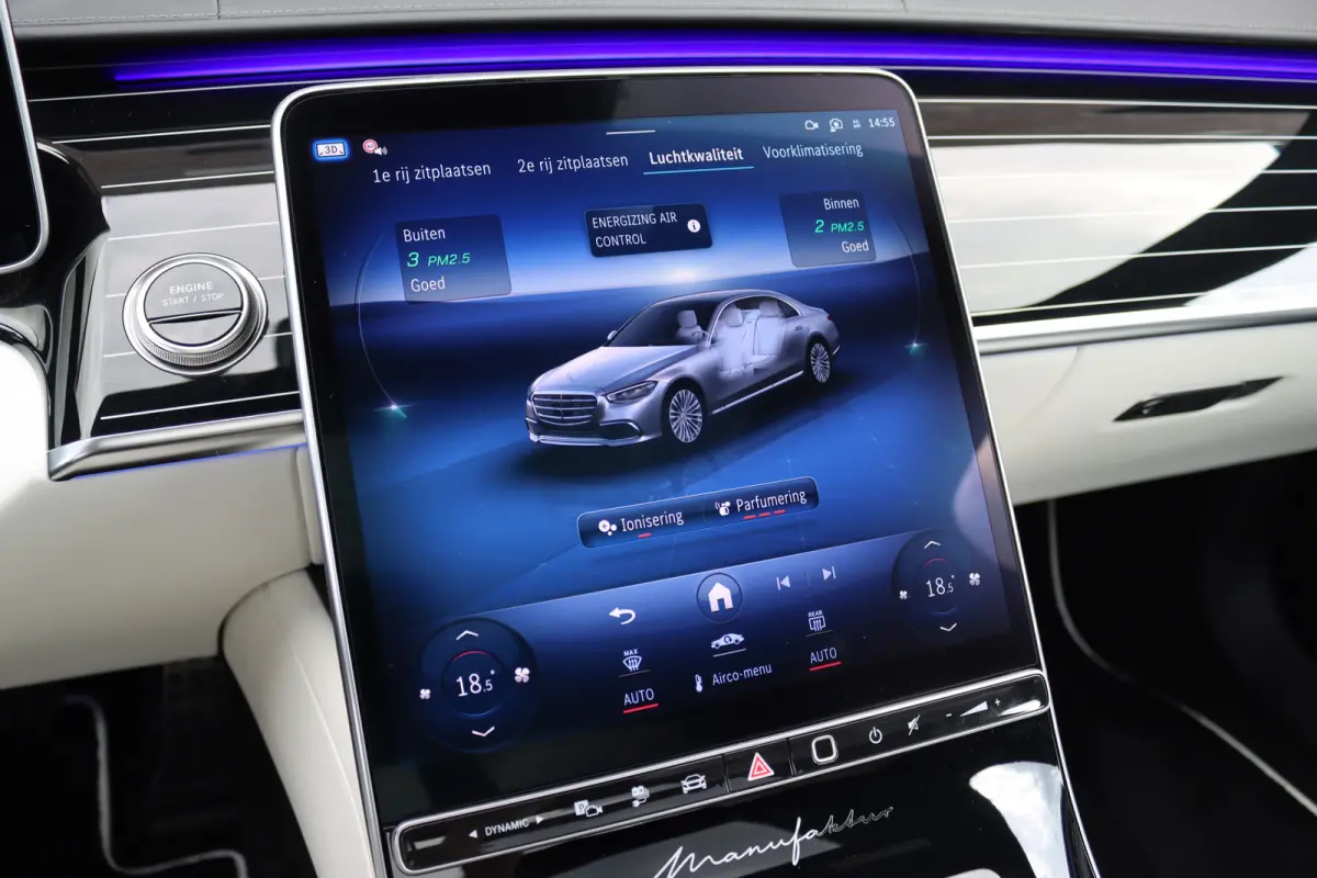 580 e 4MATIC Lang AMG Line | Manufaktur | Airmatic | Chauffeurspakket | Achterasbesturing | Augmented HUD | Distronic+ | Burmester | Exclusief Nappa Leder | 3D-Display | Vlakkenverwarming | 