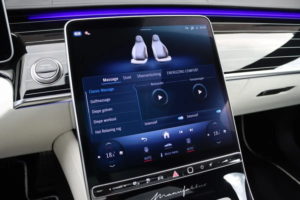 580 e 4MATIC Lang AMG Line | Manufaktur | Airmatic | Chauffeurspakket | Achterasbesturing | Augmented HUD | Distronic+ | Burmester | Exclusief Nappa Leder | 3D-Display | Vlakkenverwarming | 
