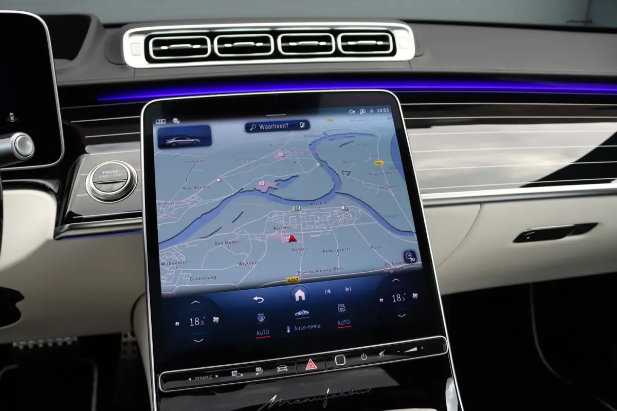 580 e 4MATIC Lang AMG Line | Manufaktur | Airmatic | Chauffeurspakket | Achterasbesturing | Augmented HUD | Distronic+ | Burmester | Exclusief Nappa Leder | 3D-Display | Vlakkenverwarming | 