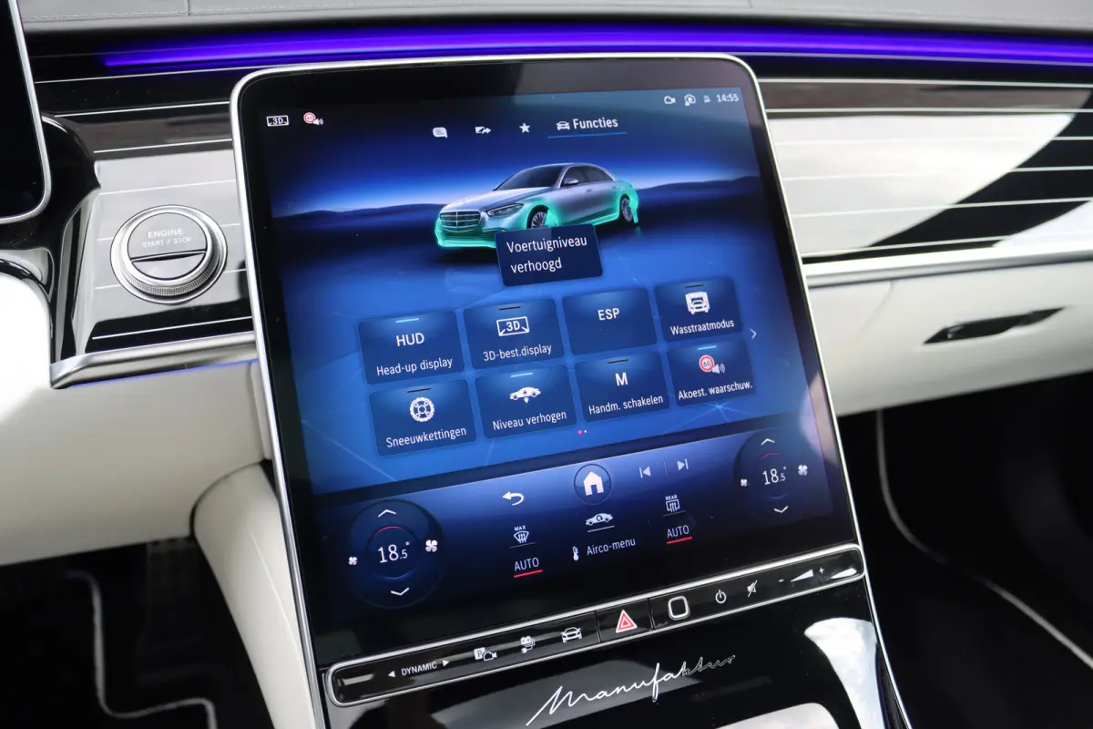 580 e 4MATIC Lang AMG Line | Manufaktur | Airmatic | Chauffeurspakket | Achterasbesturing | Augmented HUD | Distronic+ | Burmester | Exclusief Nappa Leder | 3D-Display | Vlakkenverwarming | 