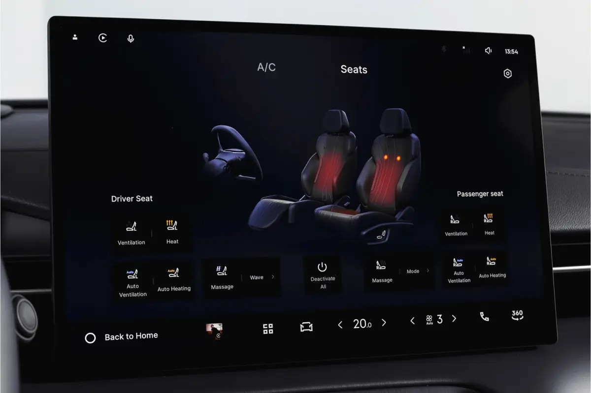 Max+ 68 kWh | S/K-Panodak | 360 Camera | V2L | Warmtepomp | HUD | Stoelverwarming & verkoeling | Massagestoelen+Memory | Elek. klep | Flyme | LM 19" | 2335