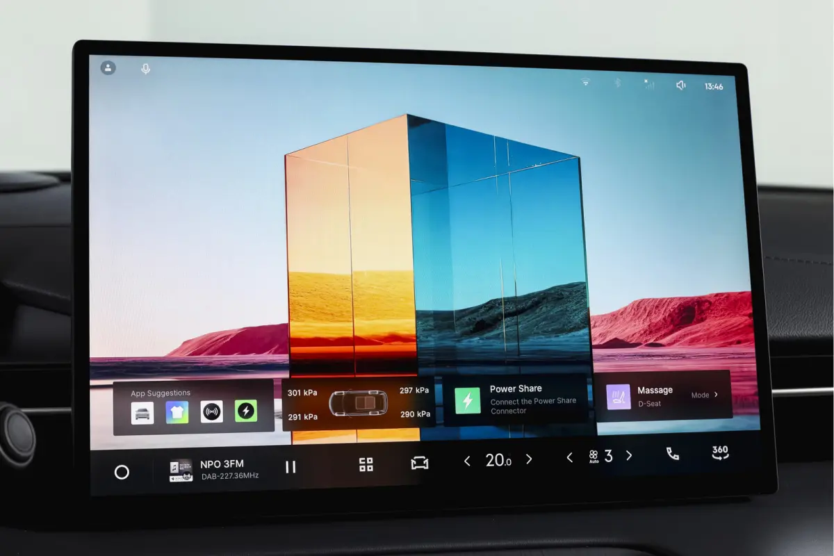 Max+ 68 kWh | S/K-Panodak | 360 Camera | V2L | Warmtepomp | HUD | Stoelverwarming & verkoeling | Massagestoelen+Memory | Elek. klep | Flyme | LM 19" | 2335