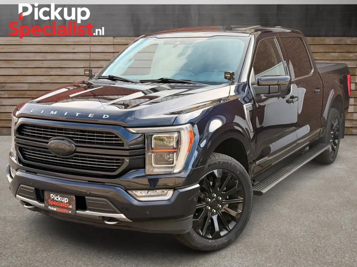 USA Ford USA F-150 Limited 430pk PowerBoost Full Hybrid SuperCrew, FULL OPTIONS , GOEDKOOPSTE NL , BLEU