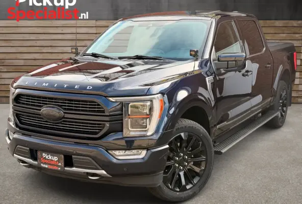 USA Ford USA F-150 Limited 430pk PowerBoost Full Hybrid SuperCrew, FULL OPTIONS , GOEDKOOPSTE NL , BLEU