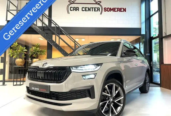 1.5 TSI Sportline 7p. Cam/ Leder/ 19”/ Memo/ Trekhaak