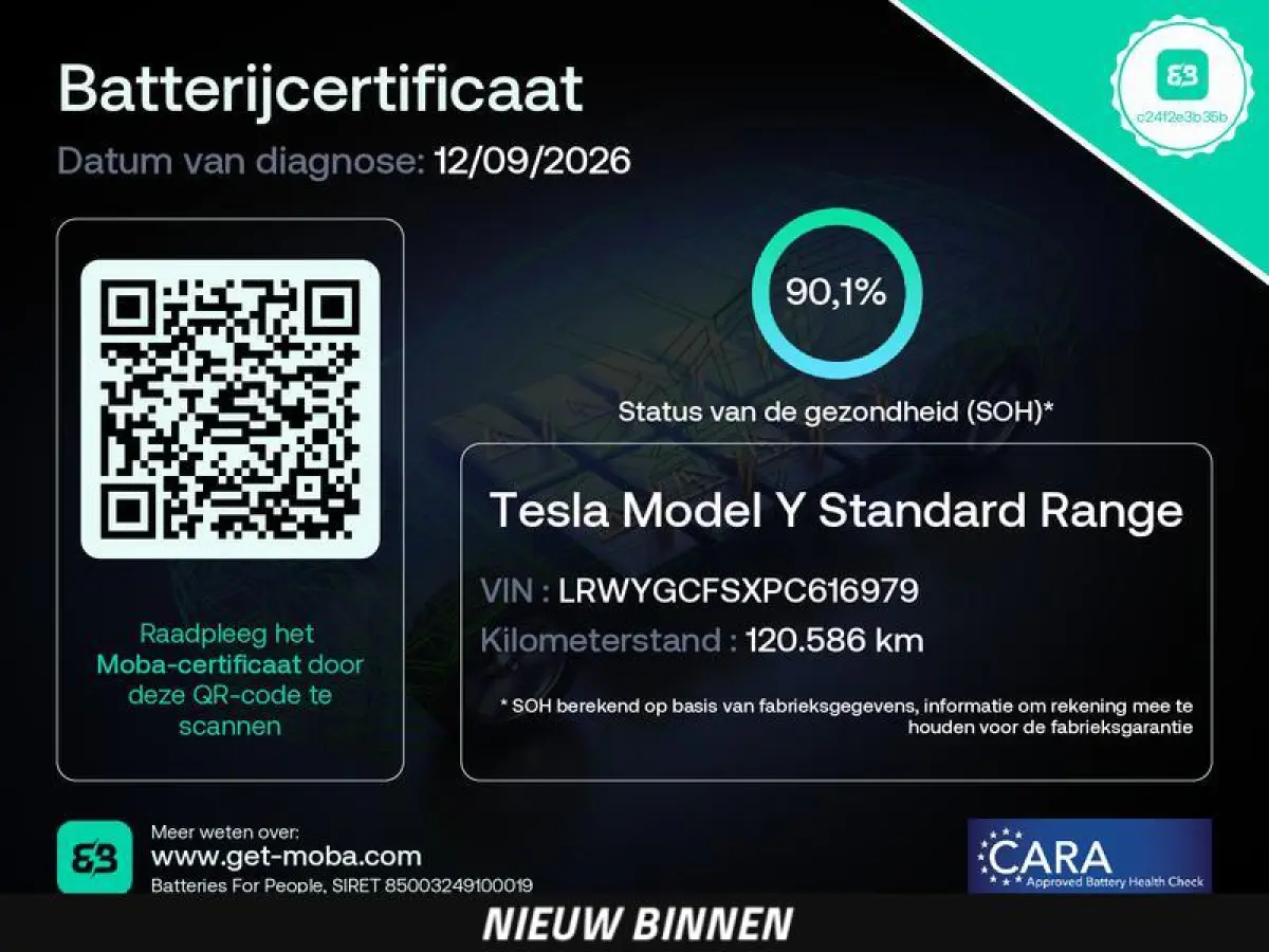 RWD 58 kWh LFP | SOH 90,1% | Trekhaak | Panoramadak | AMD Ryzen | Zwart Leder | Warmtepomp | 20" | Eerste eigenaar!