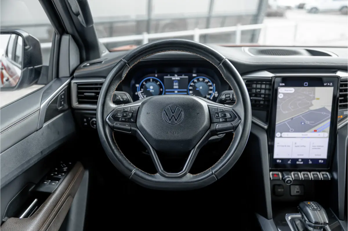 3.0 TDI 4Motion PanAmericana | ACC | 360 Camera | Harman Kardon | Lederen bekleding | Blind spot | Standkachel | Navigatie | CarPlay | LED | Trekhaak | DAB | Dealer onderhouden | Grijs kente