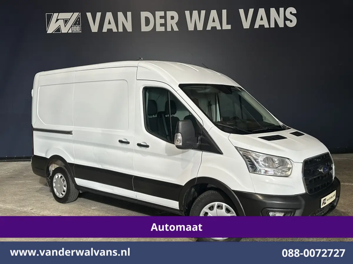 2.0 TDCI 131pk Automaat L2H2 Euro6 Airco | Navigatie | Cruisecontrol Dakdraagsysteem met Ladderhouder, Android Auto, Parkeersensoren, Bijrijdersbank