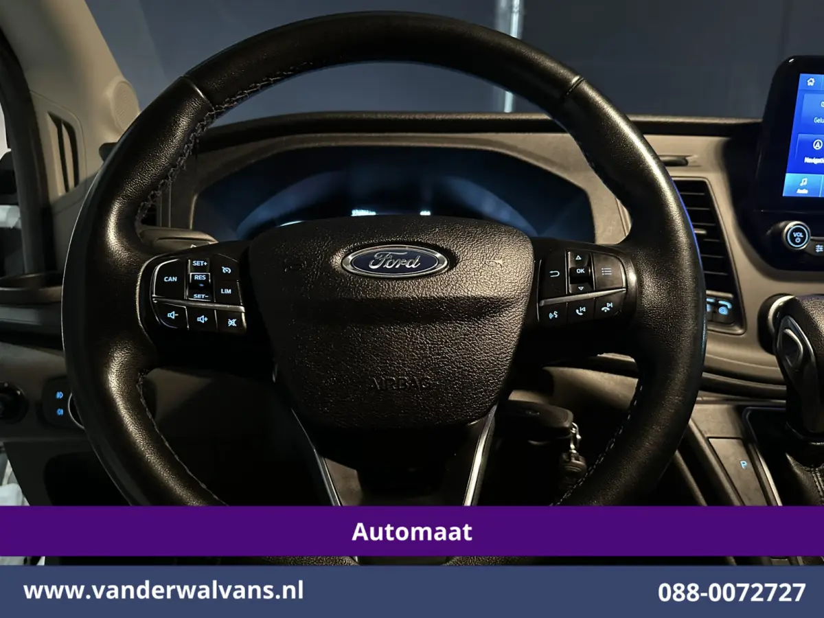 2.0 TDCI 131pk Automaat L2H2 Euro6 Airco | Navigatie | Cruisecontrol Dakdraagsysteem met Ladderhouder, Android Auto, Parkeersensoren, Bijrijdersbank