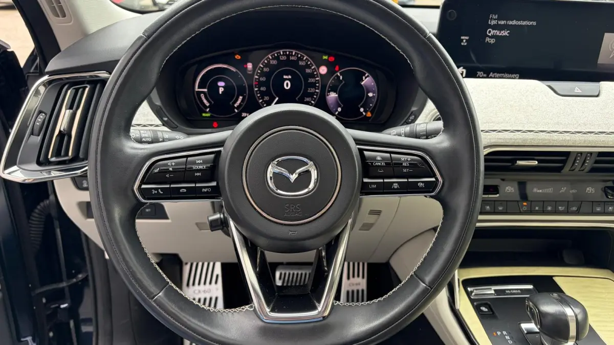 2.5 e-SKYACTIV PHEV 327PK TAKUMI AUTOMAAT SOH 93,25% / NAVI / LEDER / CLIMA / FULL-LED / PDC / 20" LMV / PANO DAK / KEYLESS / 360 CAMERA / HUD / WINTERPAKKET / ADAPT. CRUISECONTROL / 1E EIGE