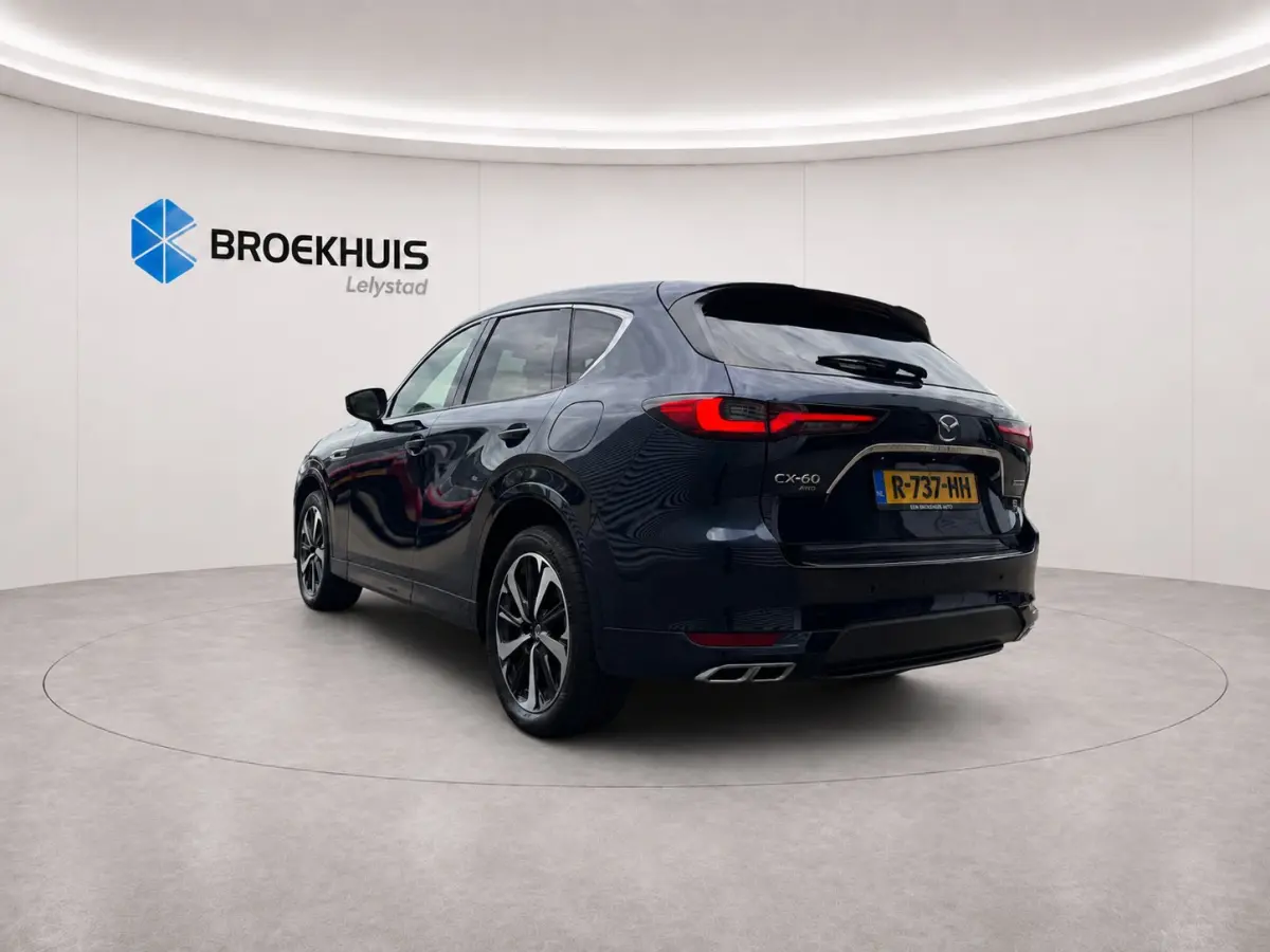 2.5 e-SKYACTIV PHEV 327PK TAKUMI AUTOMAAT SOH 93,25% / NAVI / LEDER / CLIMA / FULL-LED / PDC / 20" LMV / PANO DAK / KEYLESS / 360 CAMERA / HUD / WINTERPAKKET / ADAPT. CRUISECONTROL / 1E EIGE