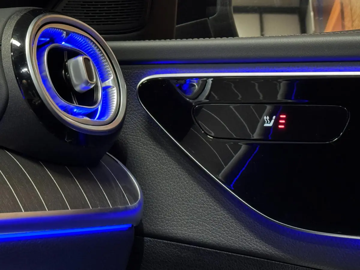 300 d AMG Line Panodak Leer Camera LED