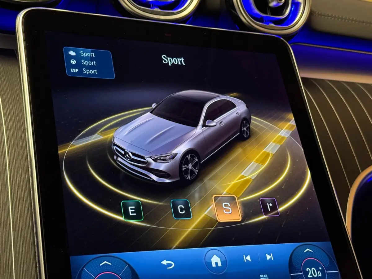300 d AMG Line Panodak Leer Camera LED