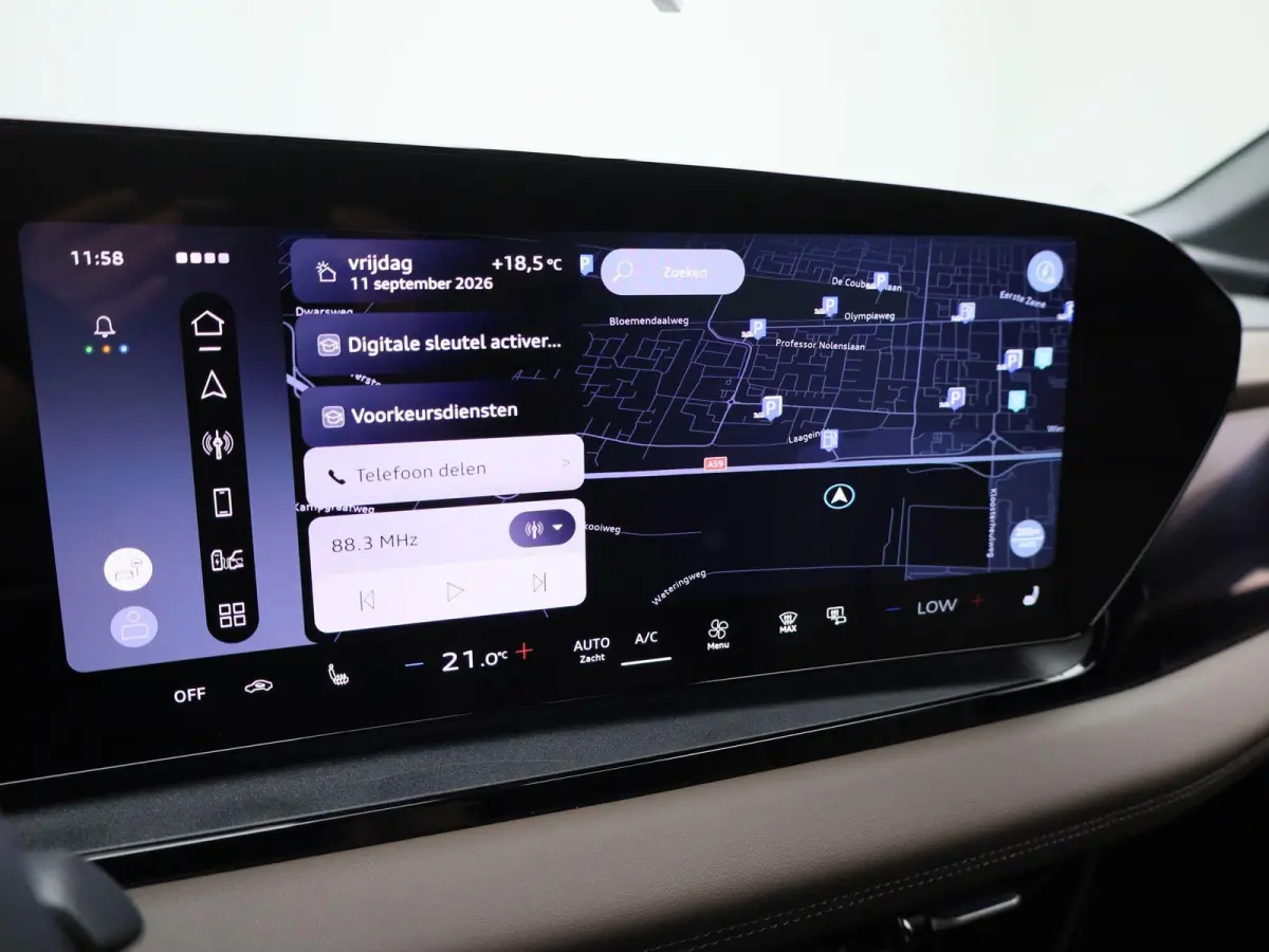 edition performance 100 kWh | Adaptive cruise control | 360 graden camera | Dodehoekdetectie | Geheugen best.stoel | Stuurverwarming | MMI-bijrijdersscherm | Matrix-functie | Warmtepomp | Au