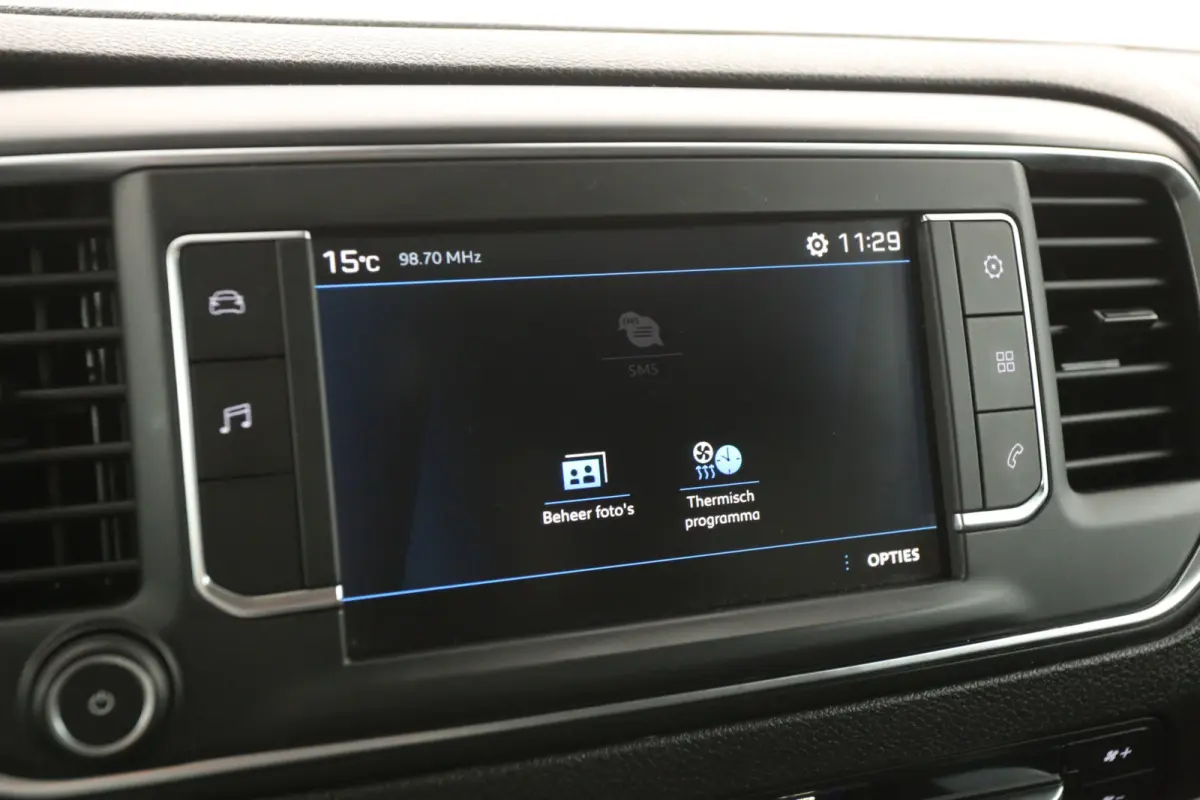 Peugeot Expert 2.0 BlueHDI L3H1 | Marge | Automaat | Clima | Cruise | Camera | 3 Zits | Carplay | 2xSchuifdeur | Parkeersens.