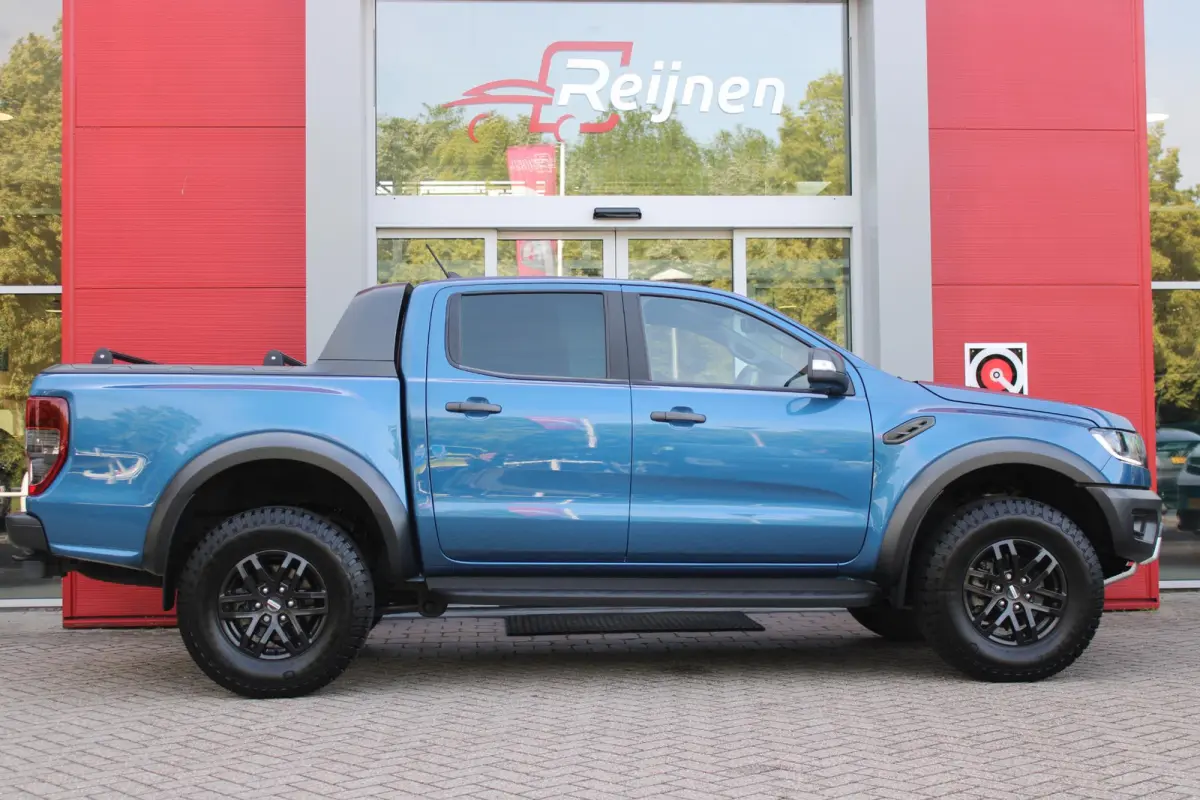 RAPTOR 2.0 214PK AUTOMAAT | 2500KG TREKGEWICHT | TREKHAAK | "DYNO GREY" LICHTMETALEN VELGEN | 8-WEG ELEKTRISCH VERSTELBARE VOORSTOELEN | ALL TERRAIN BANDEN | FORD PERFORMANCE OPHANGING | ZWA