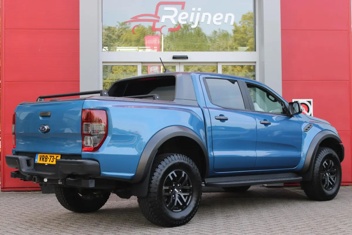 RAPTOR 2.0 214PK AUTOMAAT | 2500KG TREKGEWICHT | TREKHAAK | "DYNO GREY" LICHTMETALEN VELGEN | 8-WEG ELEKTRISCH VERSTELBARE VOORSTOELEN | ALL TERRAIN BANDEN | FORD PERFORMANCE OPHANGING | ZWA