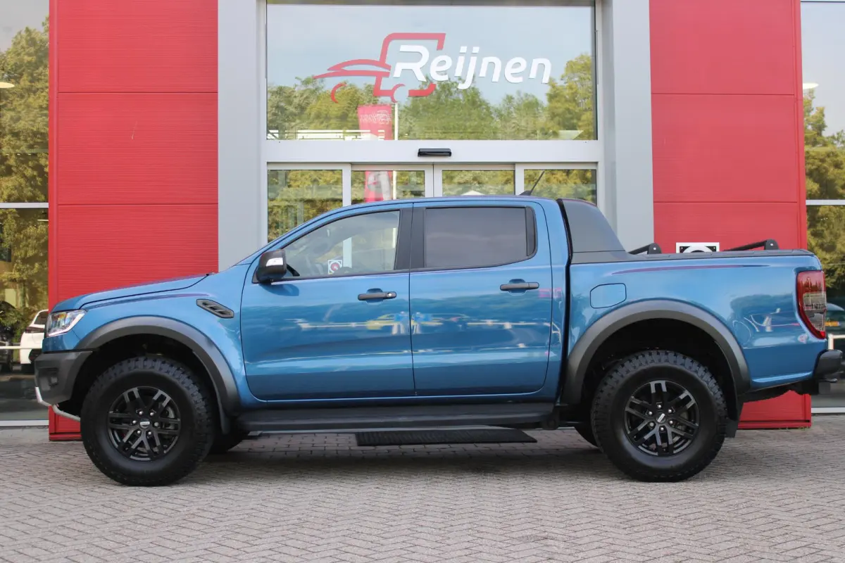 RAPTOR 2.0 214PK AUTOMAAT | 2500KG TREKGEWICHT | TREKHAAK | "DYNO GREY" LICHTMETALEN VELGEN | 8-WEG ELEKTRISCH VERSTELBARE VOORSTOELEN | ALL TERRAIN BANDEN | FORD PERFORMANCE OPHANGING | ZWA