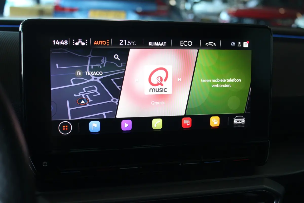 1.4 TSI eHybrid PHEV FR SOH 92% | Trekhaak | Camera | Eibach | Adapt. Cruise | Carplay | Navi | Bluetooth | 19" LMV | PDC V+A