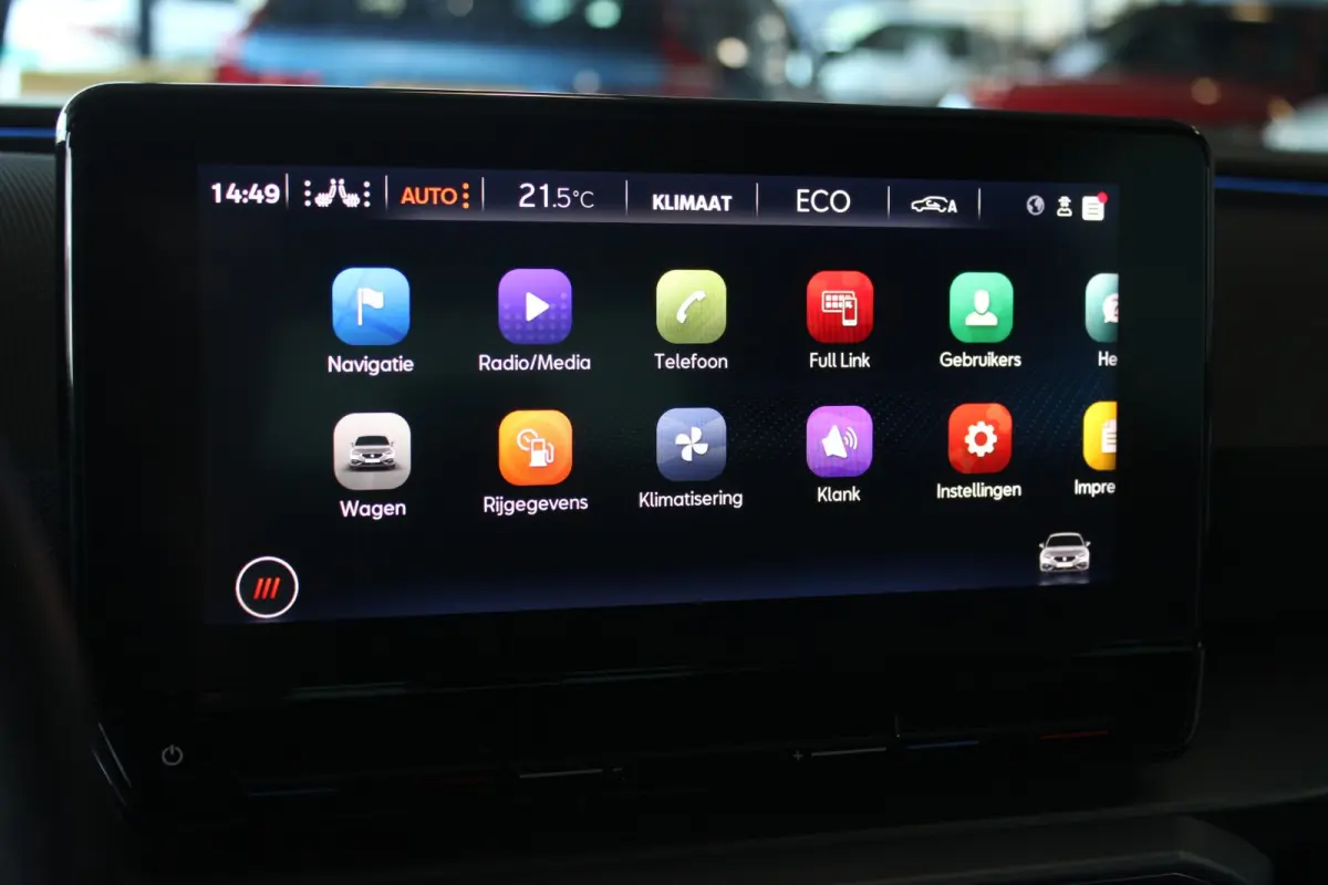 1.4 TSI eHybrid PHEV FR SOH 92% | Trekhaak | Camera | Eibach | Adapt. Cruise | Carplay | Navi | Bluetooth | 19" LMV | PDC V+A