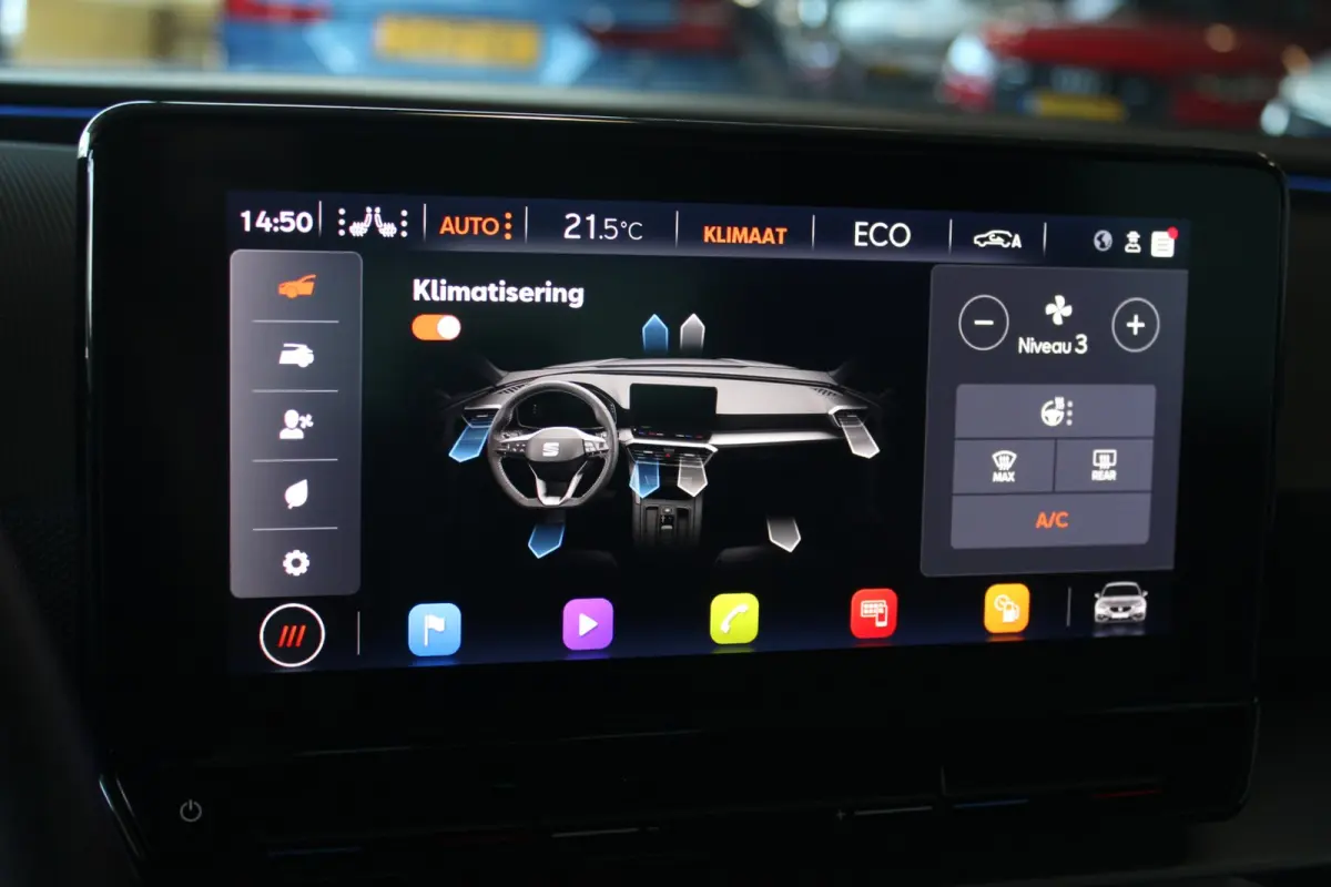 1.4 TSI eHybrid PHEV FR SOH 92% | Trekhaak | Camera | Eibach | Adapt. Cruise | Carplay | Navi | Bluetooth | 19" LMV | PDC V+A