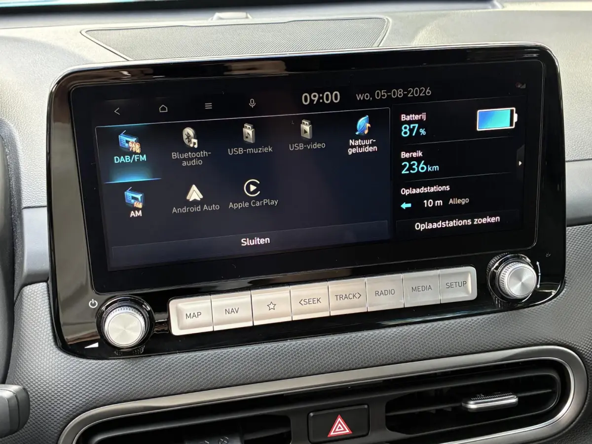 EV Fashion 39 kWh / SOH 100% / Stuur-/Stoelverwarming / Navigatie / Apple Carplay/Android Auto / Achteruitrijcamera / Krell audio / 3-fase /