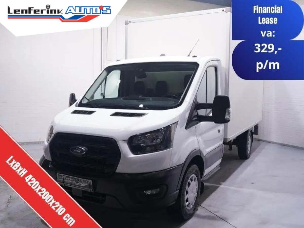 2.0 TDCI 130 pk Bakwagen met Laadklep Airco Cruise Control, Lane Assist, LxBxH 420x200x210 cm, 3-Zits