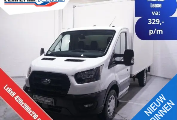 2.0 TDCI 130 pk Bakwagen met Laadklep Airco Cruise Control, Lane Assist, LxBxH 420x200x210 cm, 3-Zits