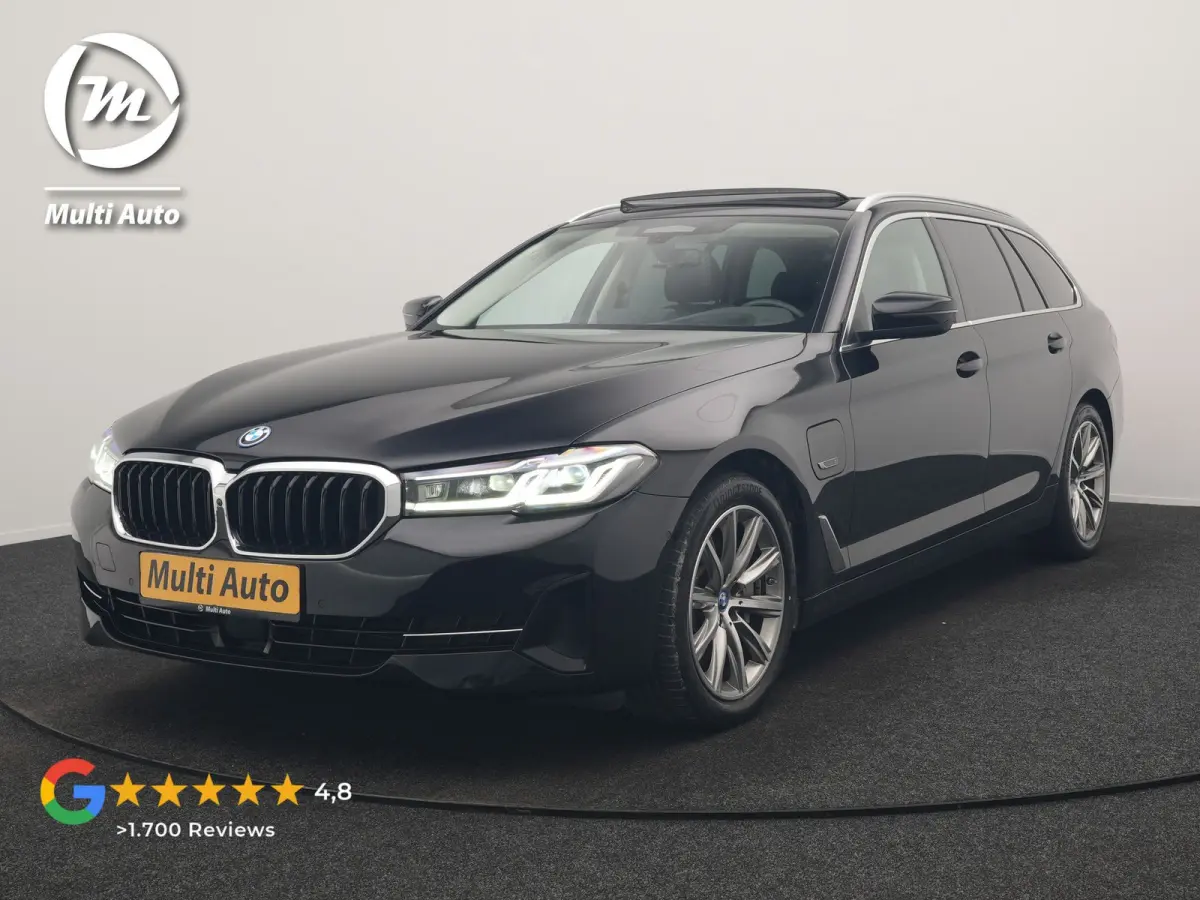 530e xDrive Business Edition Plus 293pk Dealer O.H. | Panodak | Adaptive Cruise | Head Up | Laser LED | 360 Camera | Lederen Comfortzetels Verwarmd | Sfeerverlichting | Keyless | Blis | Appl